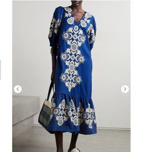 Sea Manuela Embroidered Midi dress